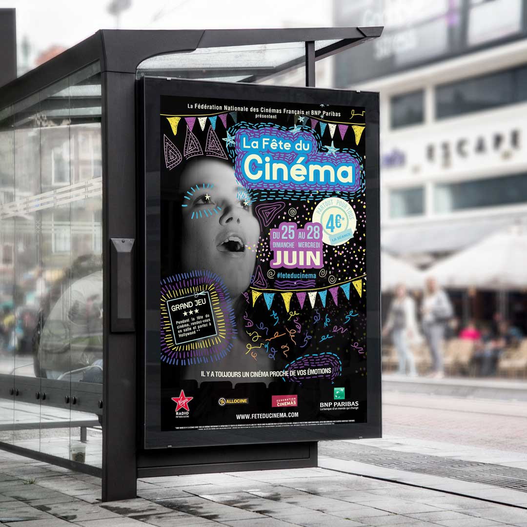 Affiche pour la fête du cinéma
