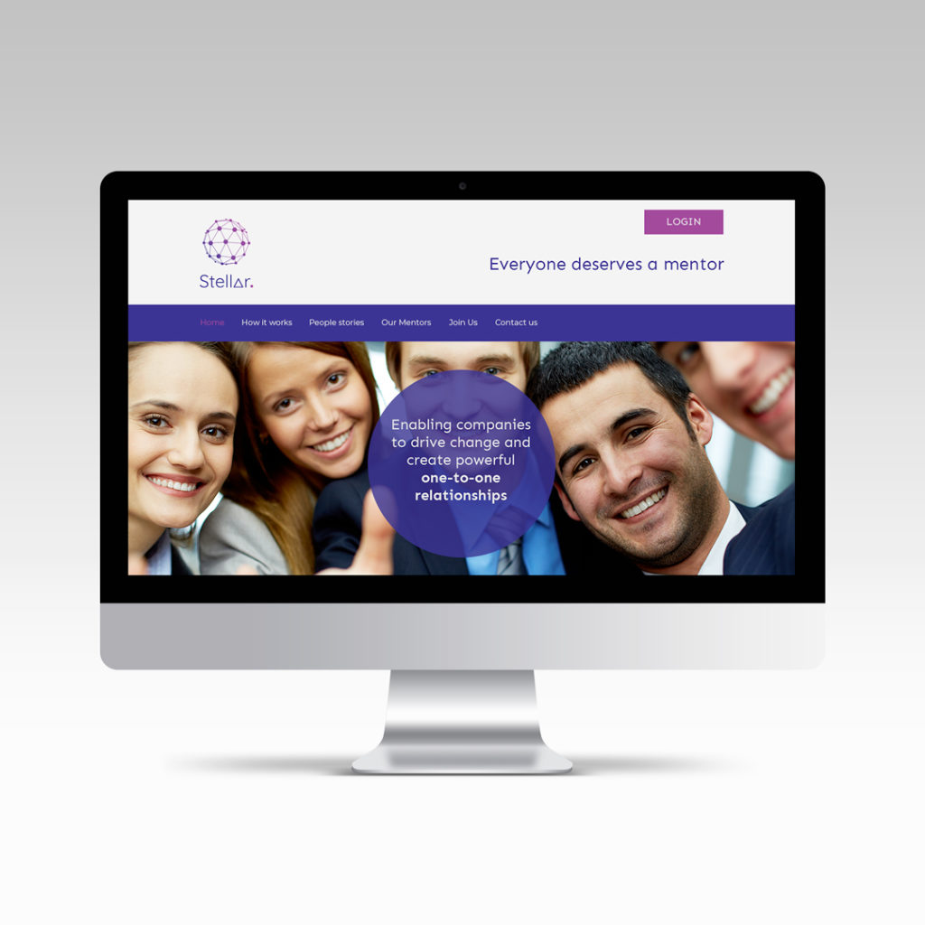 mockup site internet pour Stellar